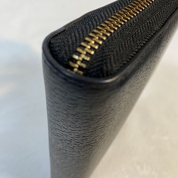 Kate Spade Black Leather 6 Ring Personal Organizer Planner - Picture 8 of 16